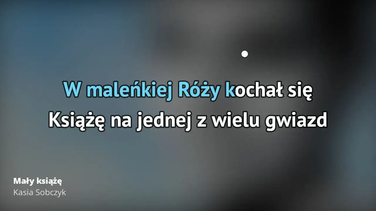 Zdjęcie Gdzie jesteś mały książę - poznaj legendarny tekst piosenki Kasi Sobczyk