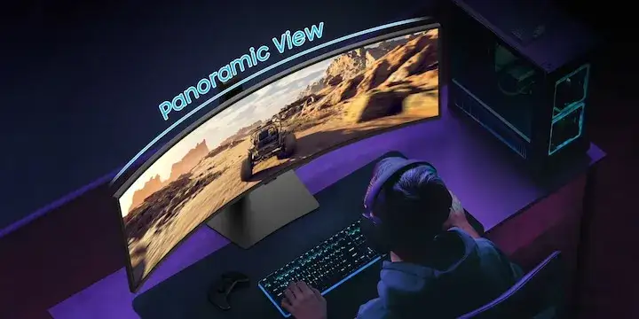 Zdjęcie Co daje zakrzywiony monitor? Odkryj jego niezaprzeczalne zalety
