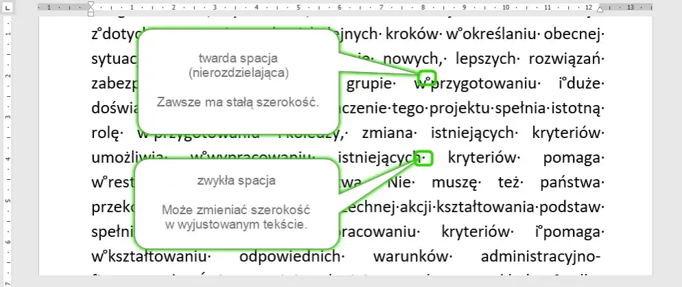 Zdjęcie Jak zrobić twardą spację w Wordzie i uniknąć problemów z formatowaniem