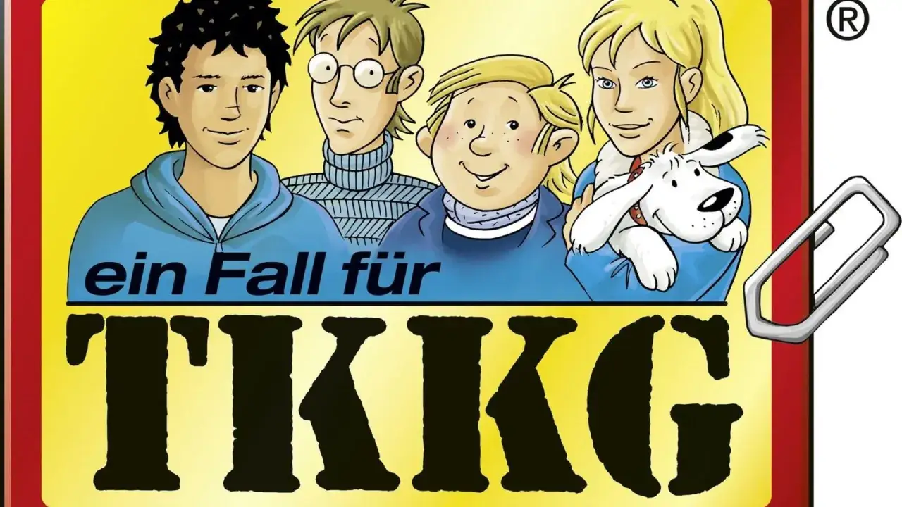 Die vier Freunde Tim, Karl, Klößchen und Gaby, bekannt unter den **TKKG Namen**, sind bereit für ein neues Abenteuer.