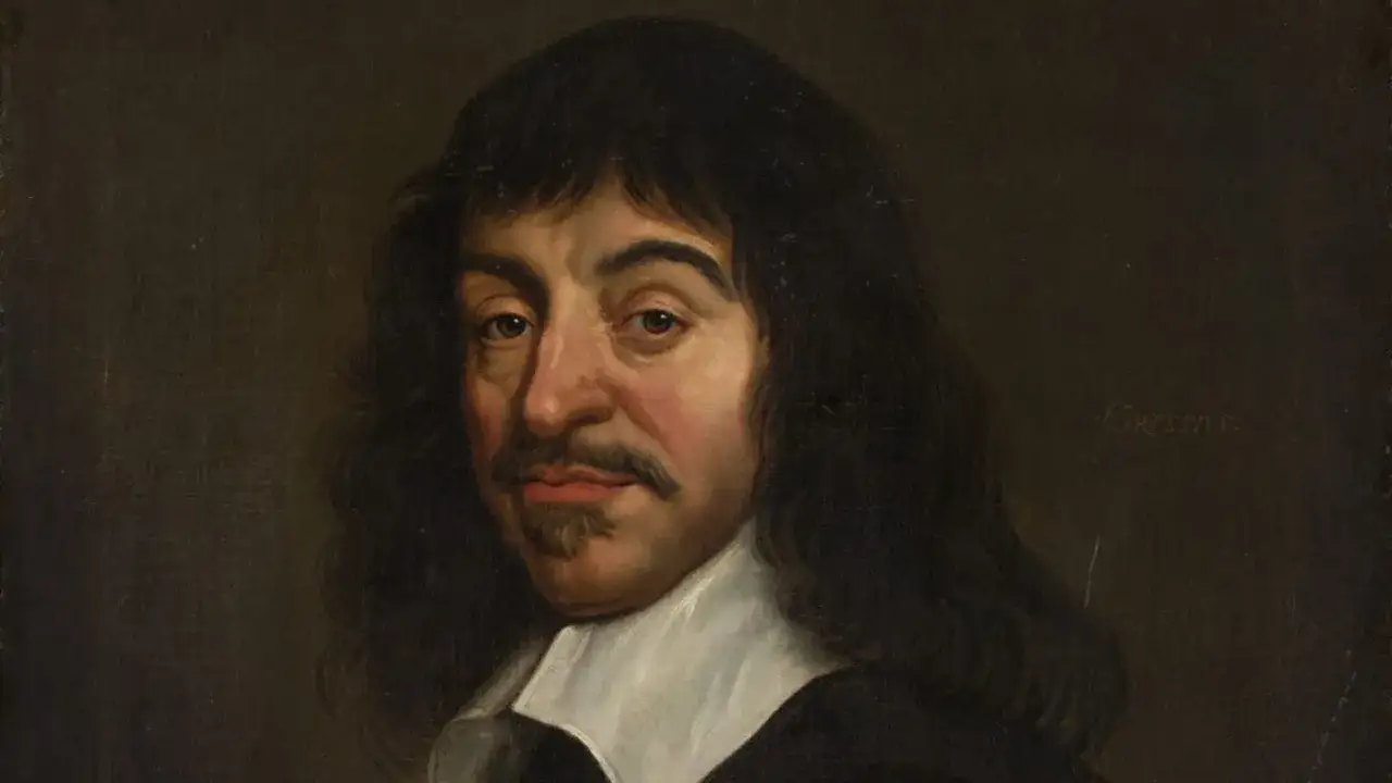 Retrato de René Descartes, pensador cuyas frases inspiran la reflexión.