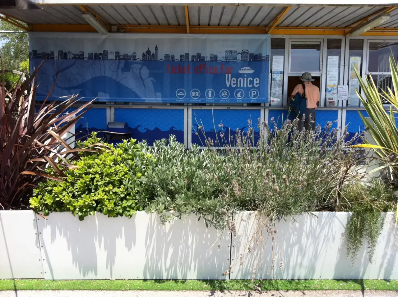 Biglietteria per Venezia a Fusina. Informazioni sui parcheggi e prezzi.