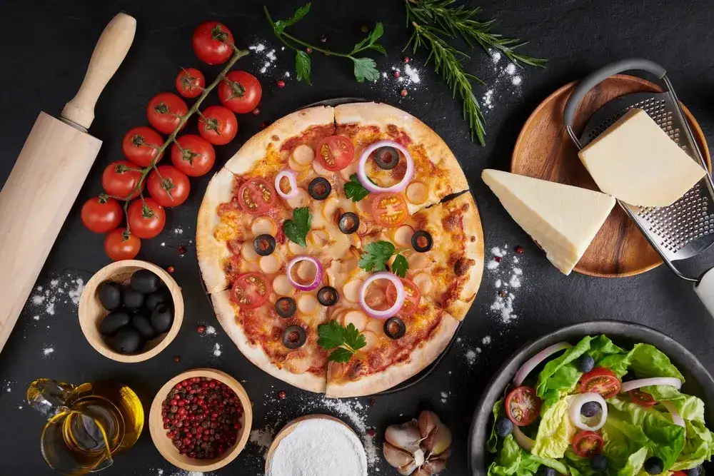 zdrowa pizza składniki
