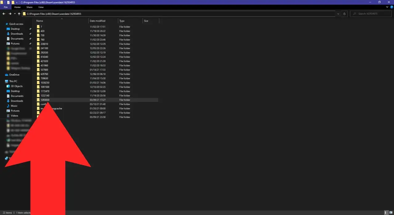 Lokalizacja folderu userdata Steam z AppID