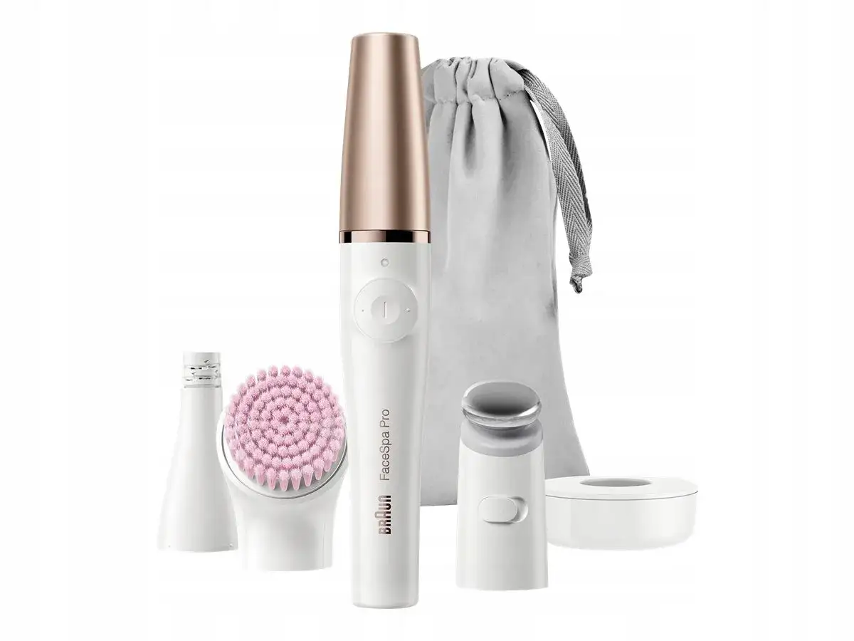 nowoczesny epilator z akcesoriami