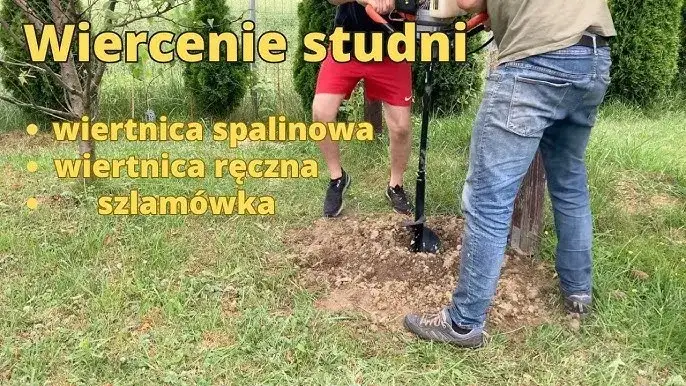 wiertnica spalinowa w akcji
