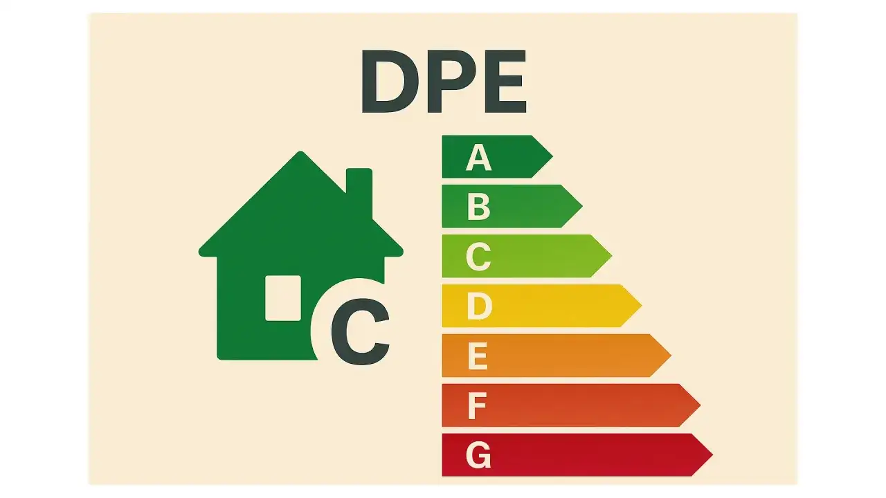 DPE : une maison verte avec une étiquette énergie