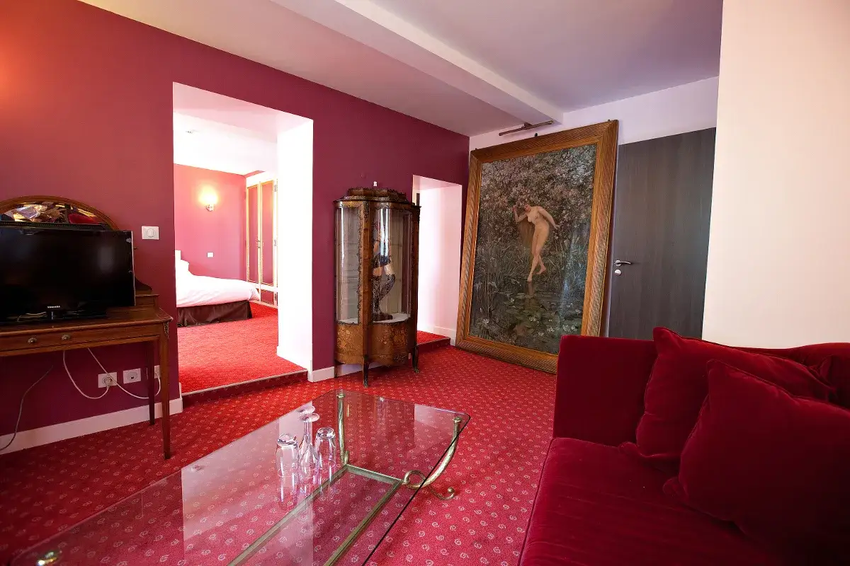 Chambre hôtel La Belle Meunière Royat