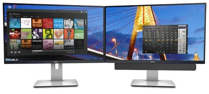Ergonomiczne ustawienie dwóch monitorów