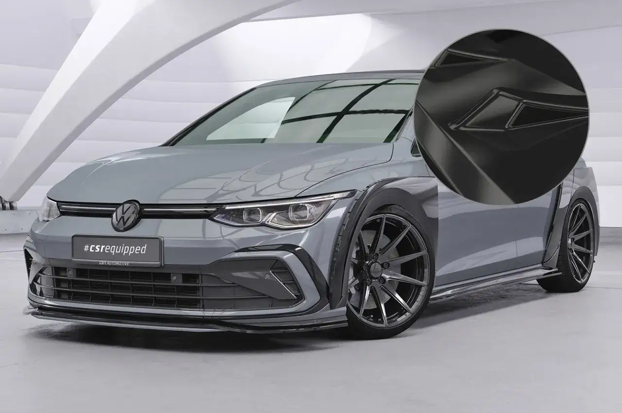 Volkswagen Golf 8 R front aggressive stance