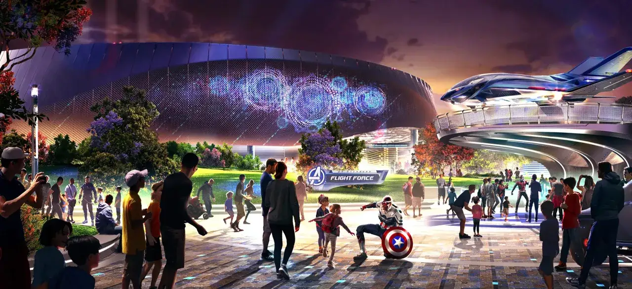 Disneyland Paris Avengers Campus Flight Force