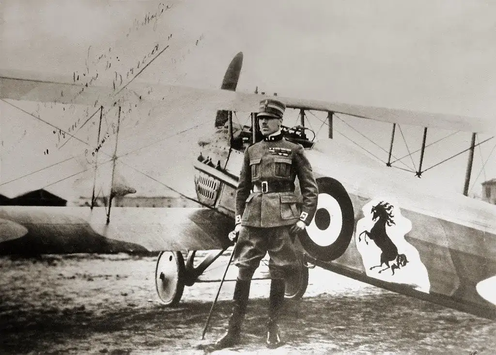 Francesco Baracca samolot Cavallino Rampante