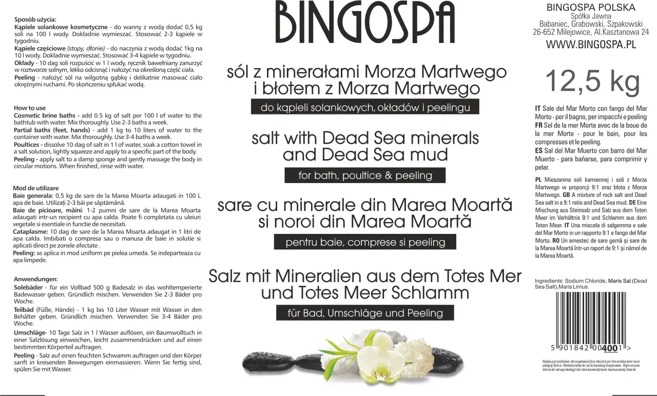 minerały z Morza Martwego składniki kosmetyczne