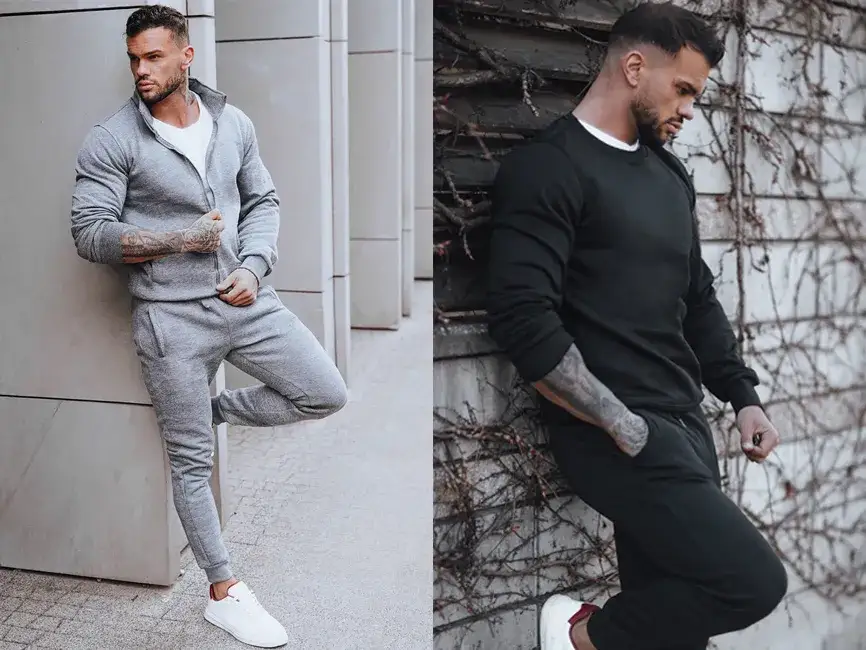 Różne fasony bluz męskich (slim, regular, oversize)
