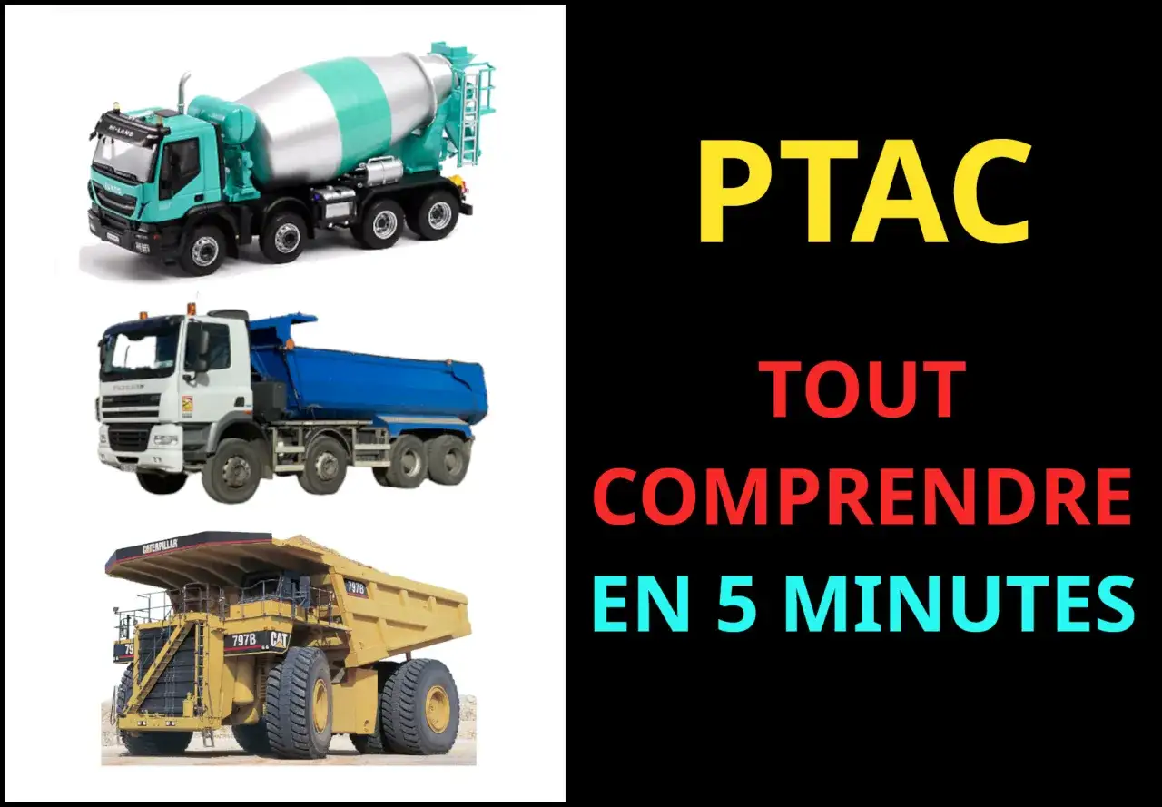 Camions de chantier : b&eacute;tonni&egrave;re, benne et tombereau. Comprendre le poids cabine camion en 5 minutes.