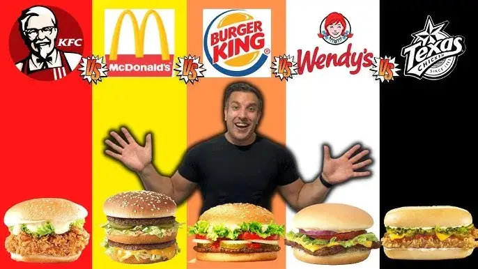 Porównanie cen burgerów McDonald's Burger King KFC