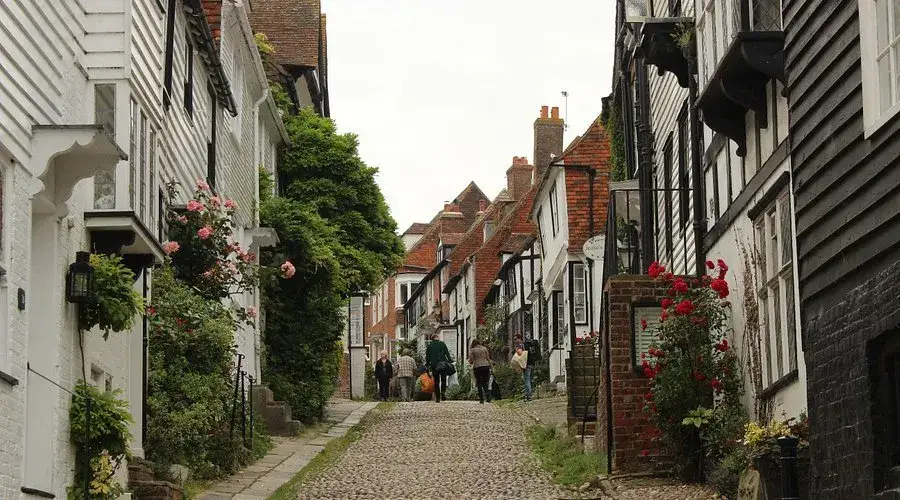 Poole Hafen und Rye Mermaid Street