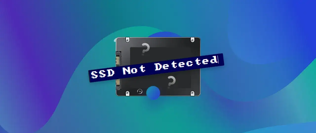 Dysk SSD nie jest wykrywany przez laptopa. Na dysku widnieje napis