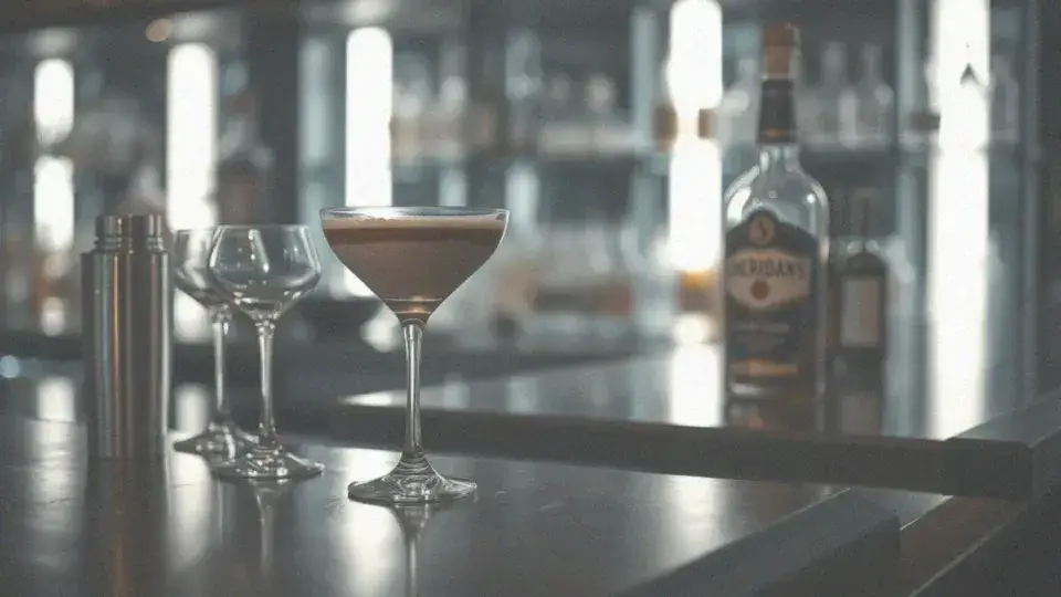 drink z likierem Sheridan's w szklance