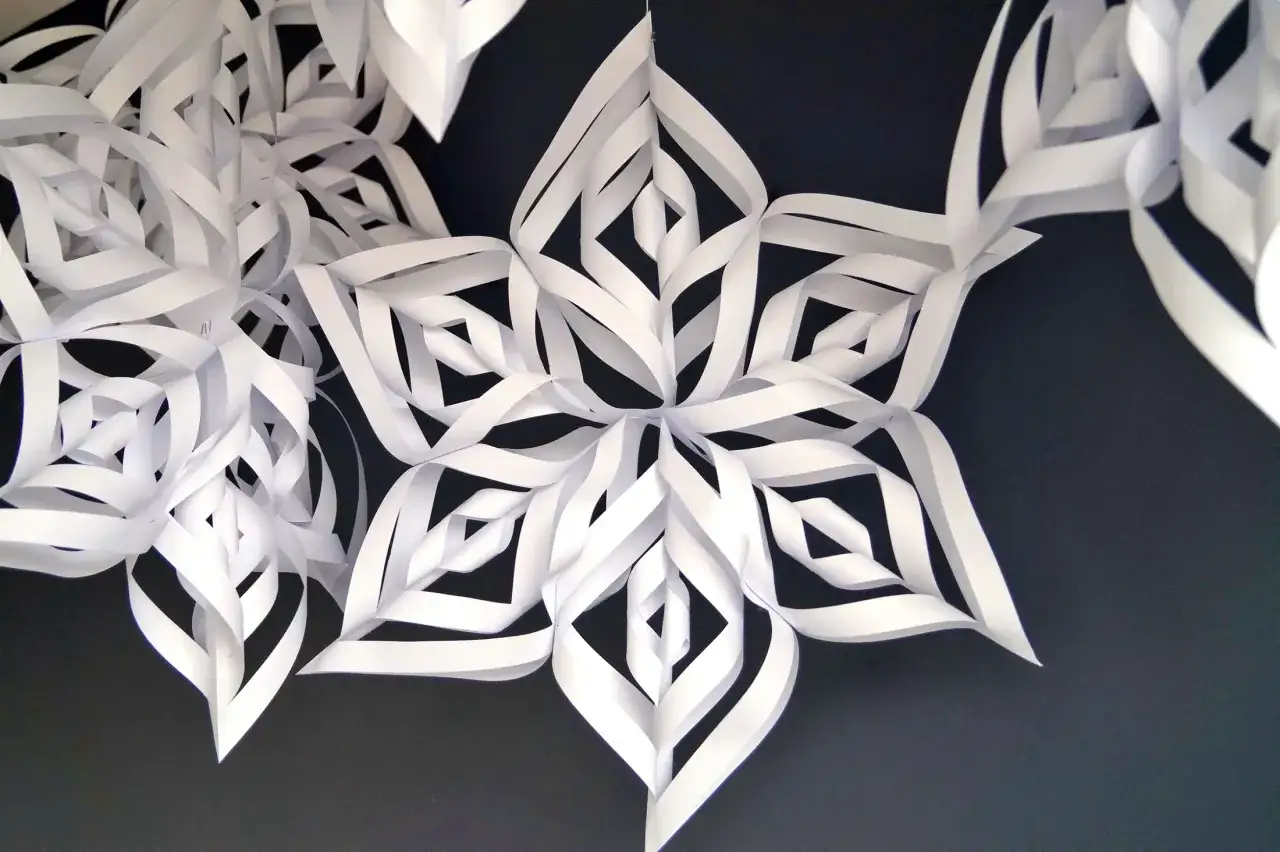 Gwiazda betlejemska z papieru krok po kroku