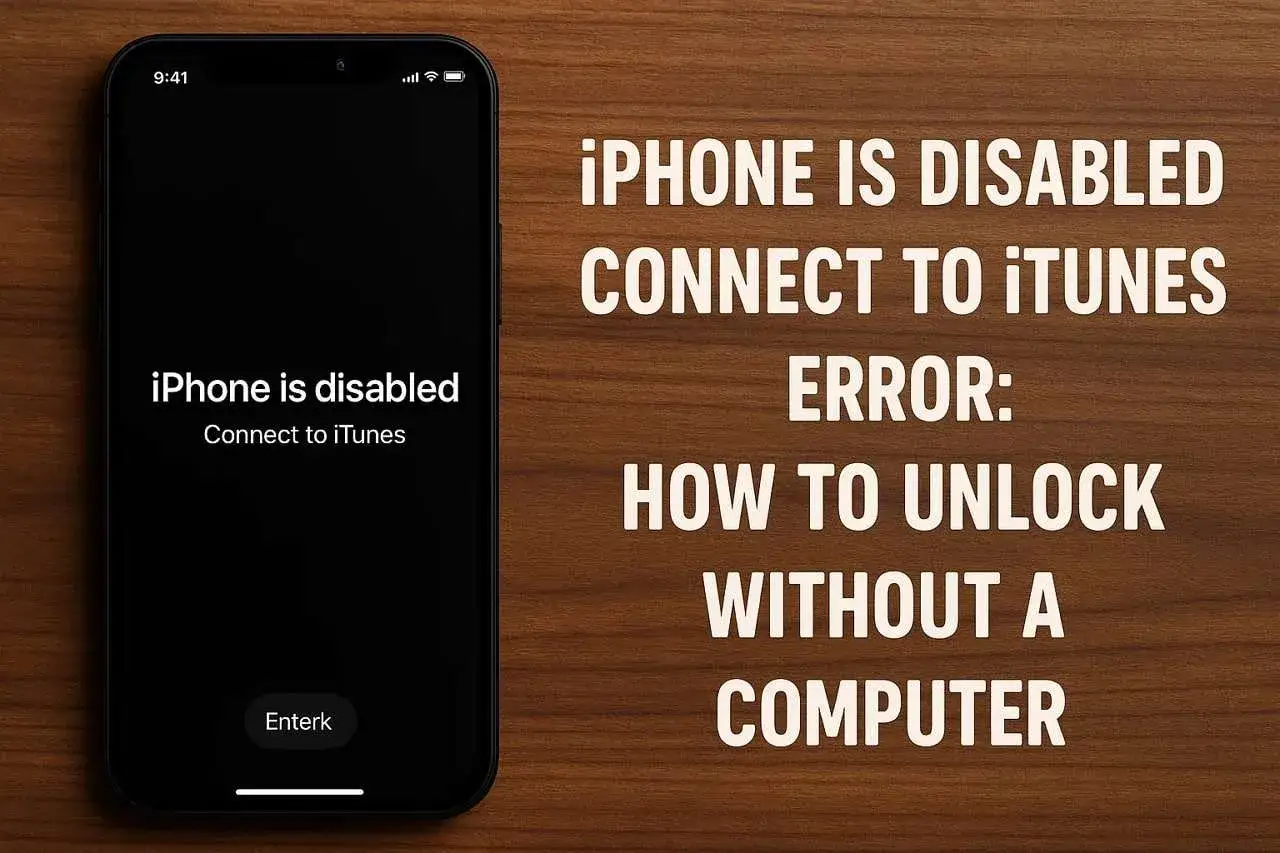 iPhone jest zablokowany, komunikat 