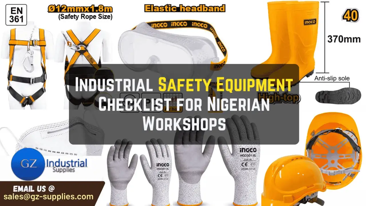 Arneses, botas, guantes, mascarillas y cascos: todo el material de protección laboral esencial para talleres.