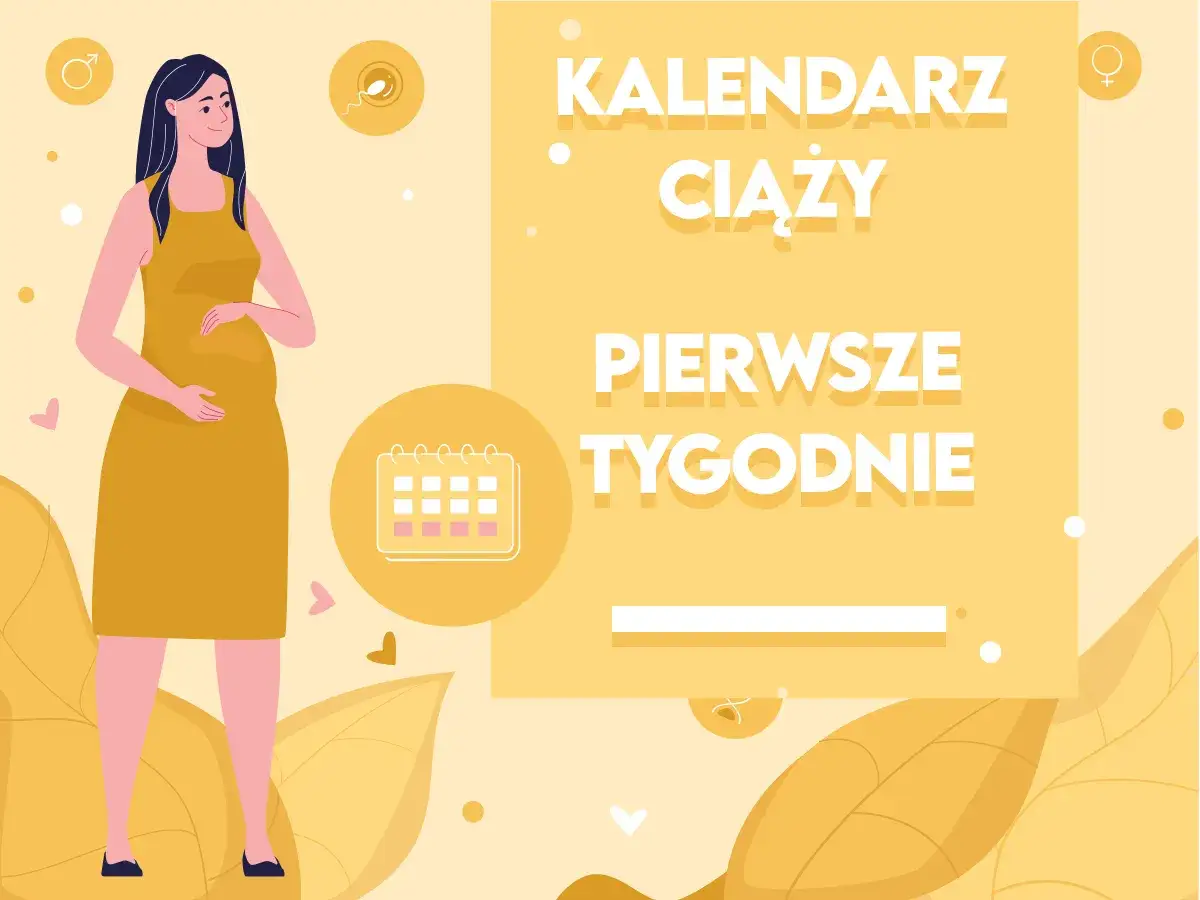 Kobieta w ciąży, kalendarz, zapłodnienie. Pierwsze tygodnie ciąży to czas zmian i oczekiwania.