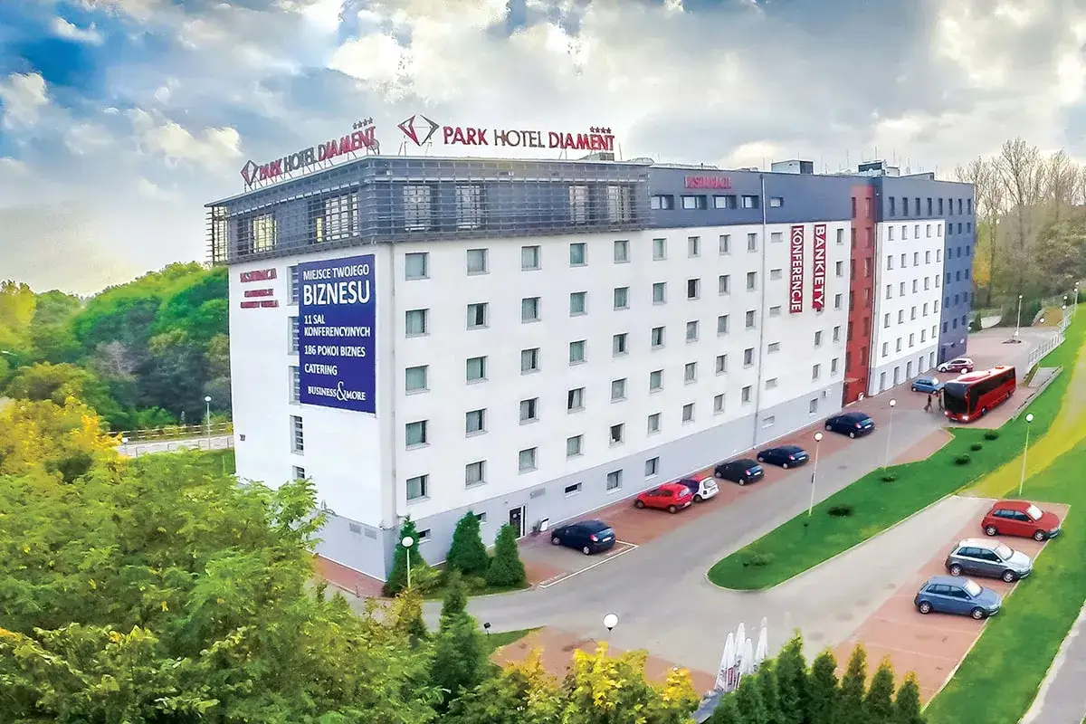 Mapa dojazdu Hotel Diament Siemianowice Katowice centrum