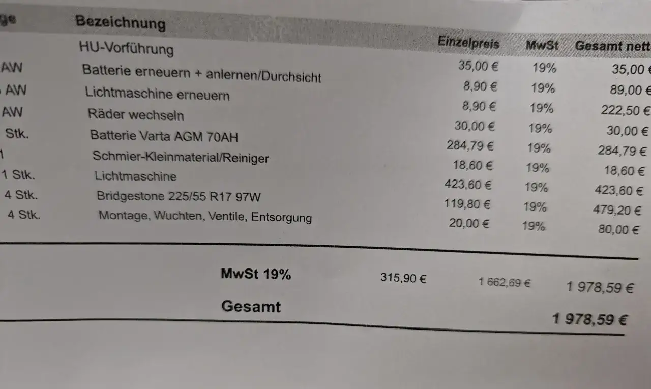 Na rachunku widnieje pozycja
