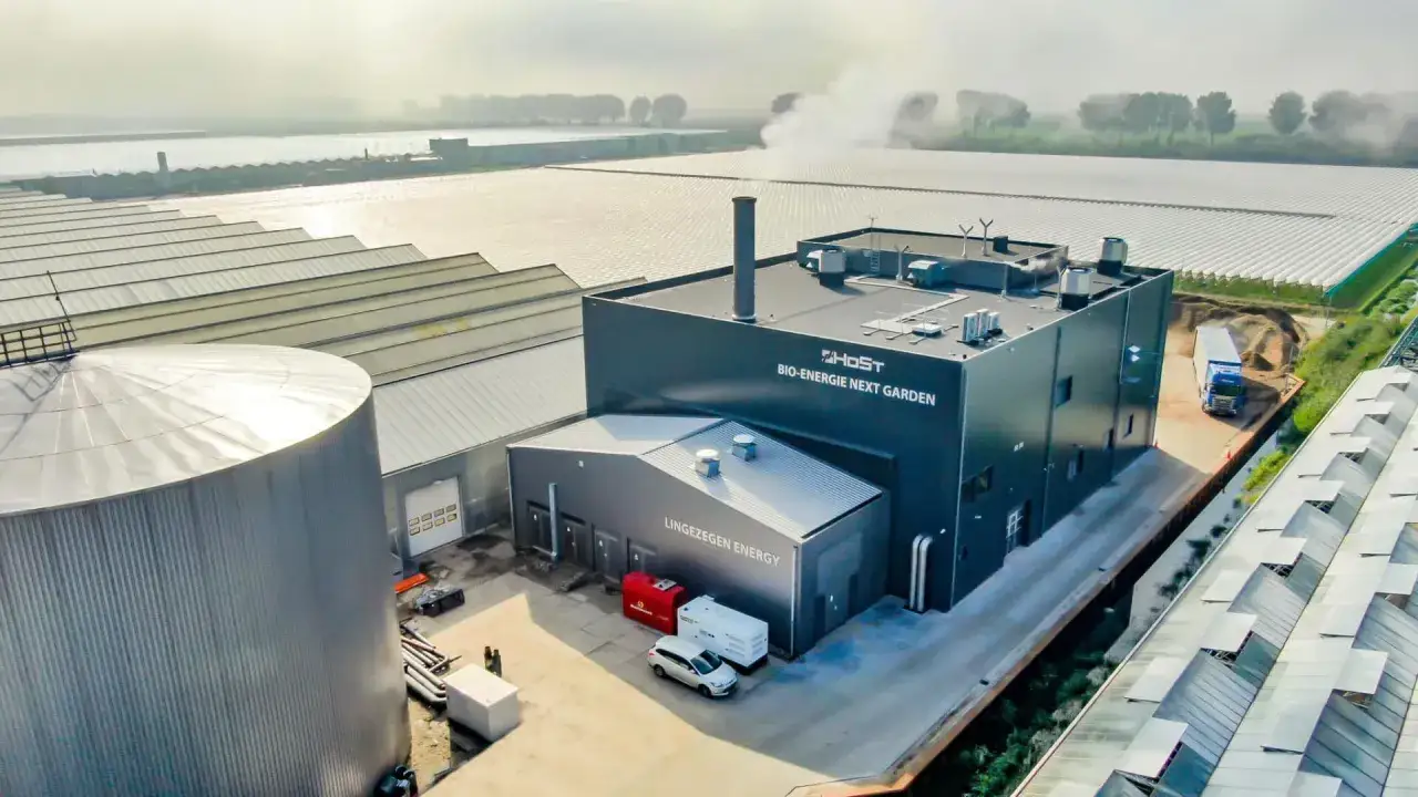 Planta de biomasa industrial