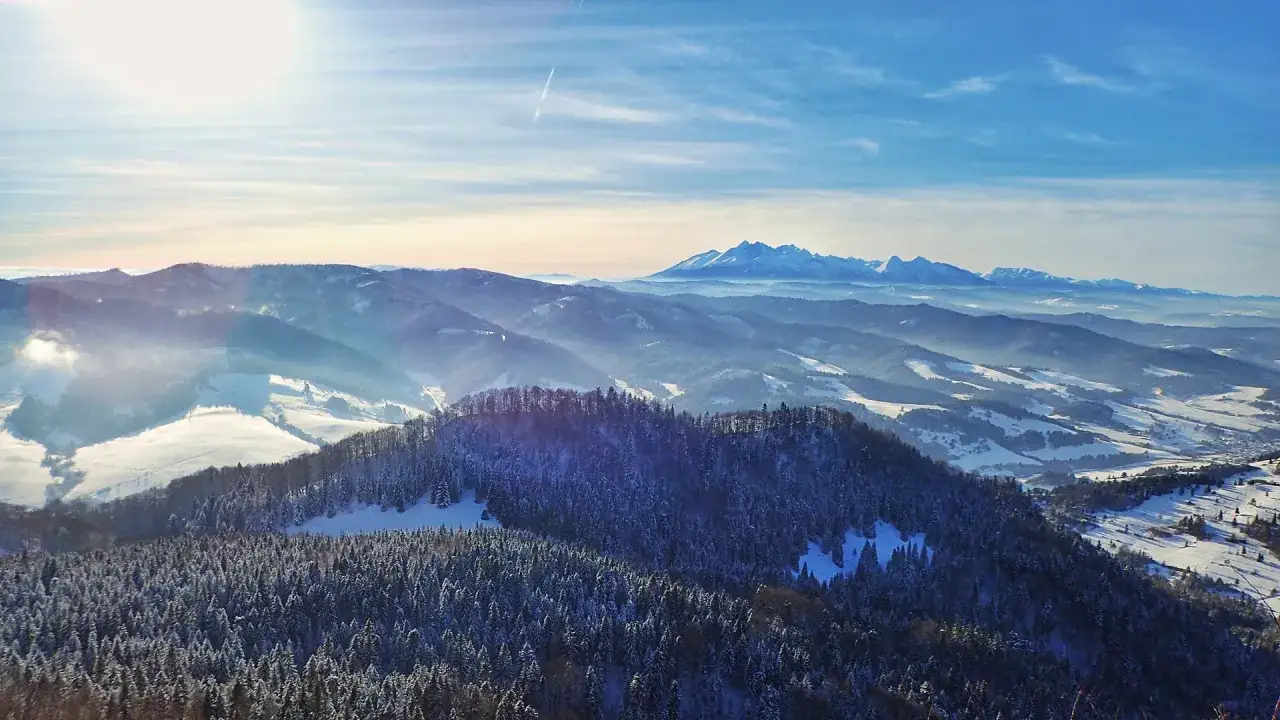 Małe Pieniny Wysoka Wąwóz Homole panorama