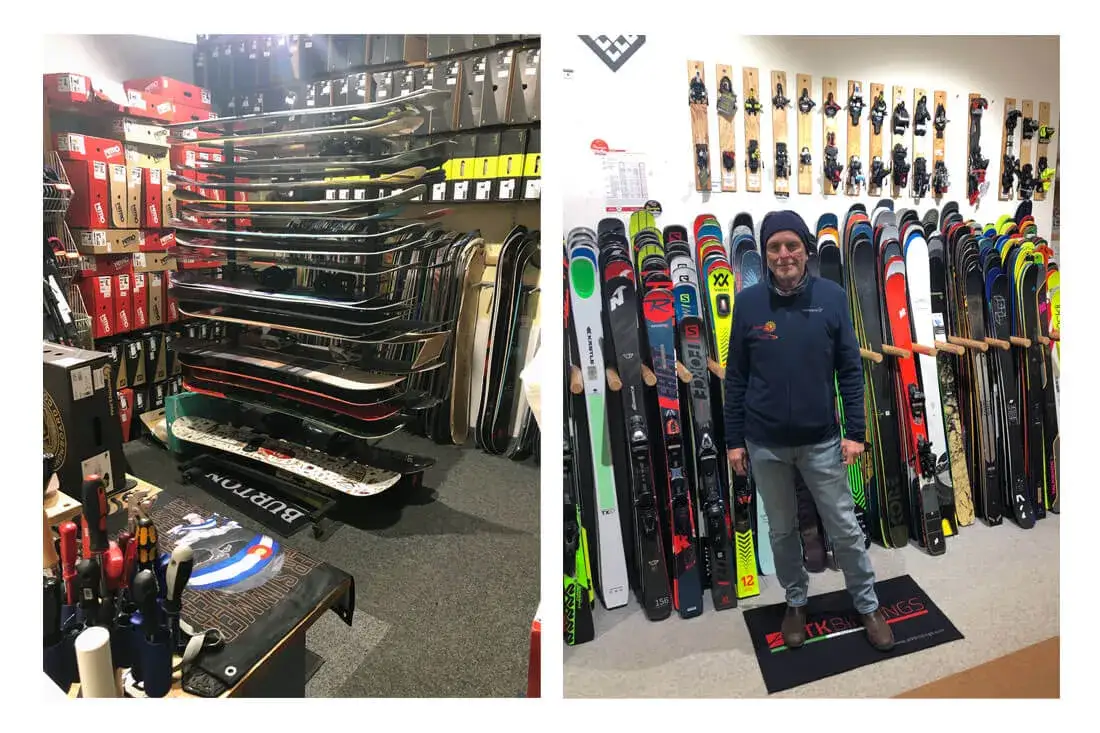 Snowboard-Ausr&uuml;stung im Fachgesch&auml;ft Burton Berlin
