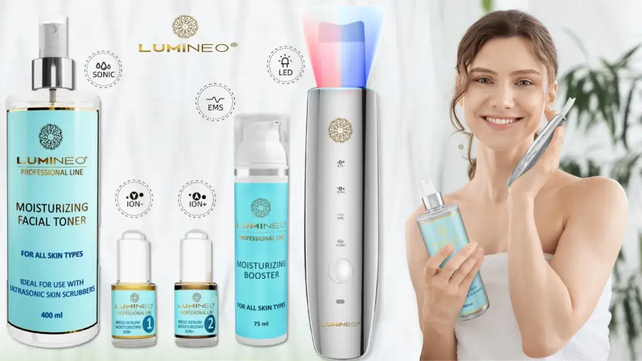 Tonik do peelingu kawitacyjnego Lumineo Professional Line nawilża skórę. Idealny do użytku z urządzeniami ultradźwiękowymi.