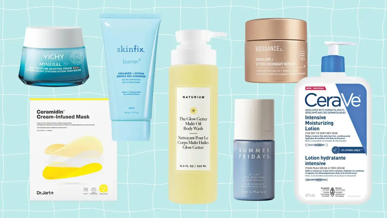 Hudvårdsprodukter för att lugna reaktiv hud: CeraVe, Vichy, Skinfix, Biossance, Naturium, Dr. Jart+.