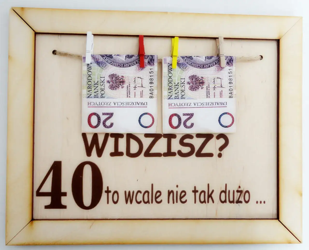 śmieszne prezenty na 40 urodziny