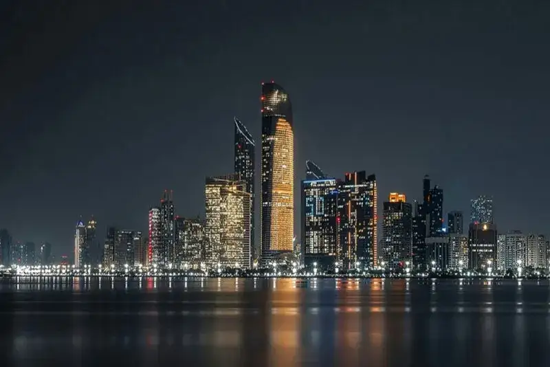 Abu Zabi panorama miasto meczet