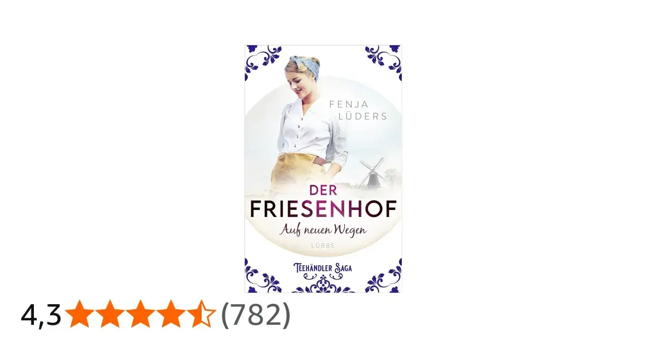 Buchcover: Junge Frau vor Windmühle, Titel