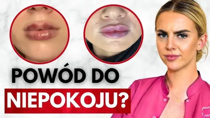 powiększanie ust obrzęk siniaki