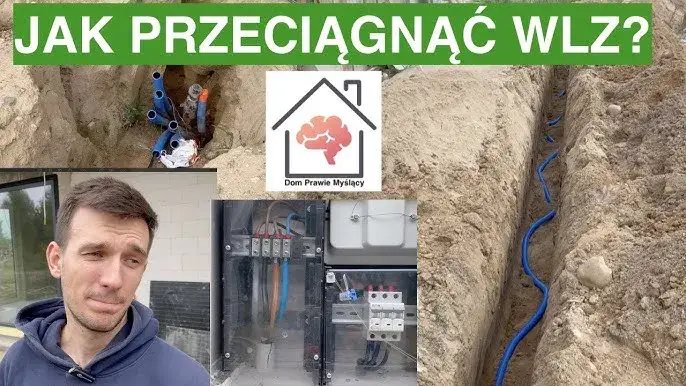 układanie kabla WLZ w ziemi