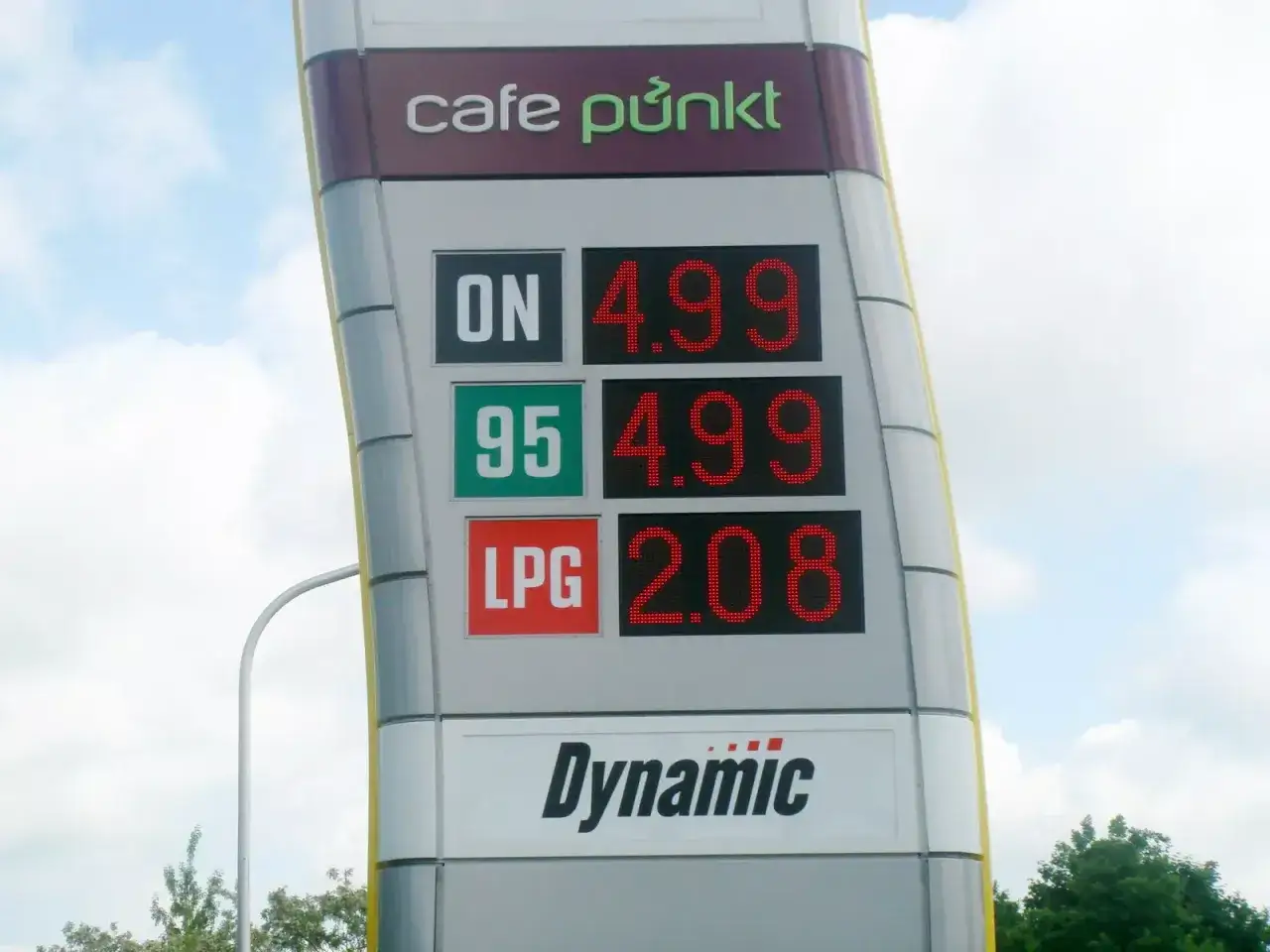 por&oacute;wnanie cen paliw LPG benzyna