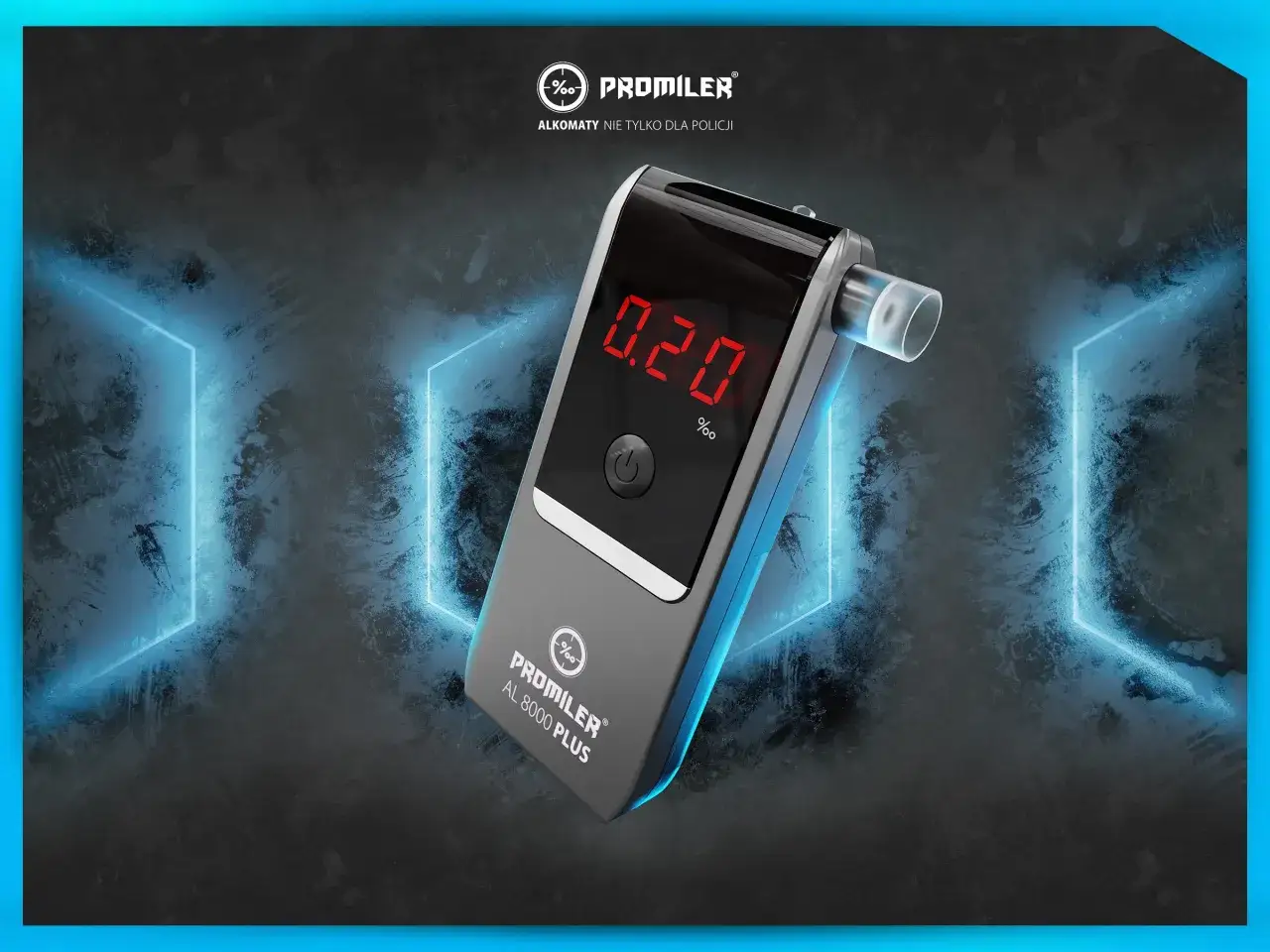 Zdjęcia alkomatów AlcoForce EVO Promiler AL 8000 Sentech AL-2600