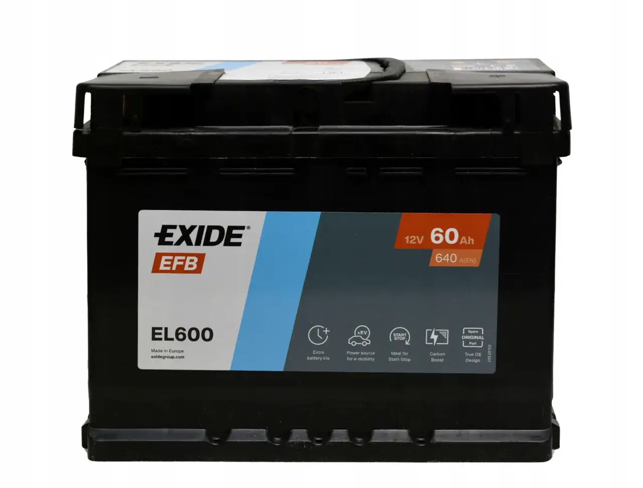 Akumulator Exide EFB EL600 12V 60Ah 640A(EN) to doskonały wybór, jeśli zastanawiasz się, jakiej firmy akumulator do diesla wybrać.