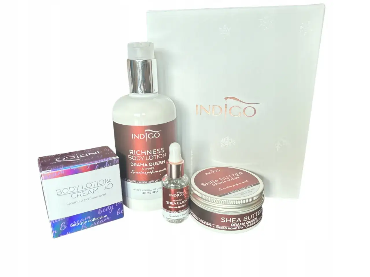 Produkty Indigo Home SPA: balsamy, peelingi, masła, oliwki