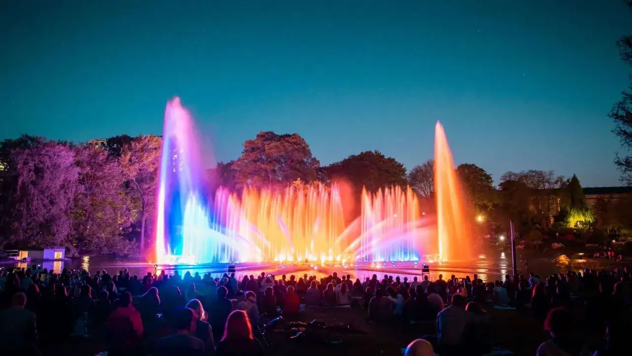 Planten un Blomen Spielplatz Wasserlichtkonzert