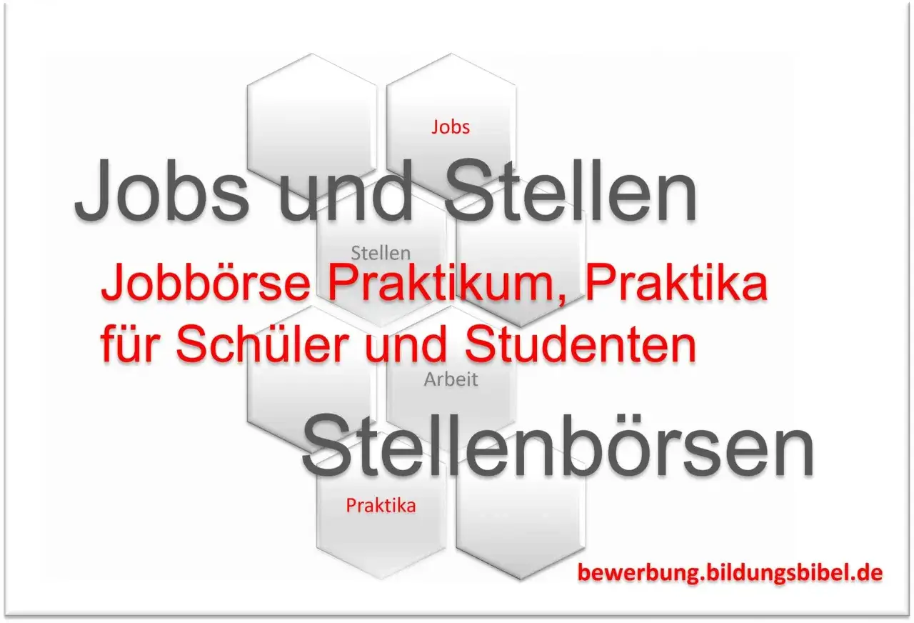 Jobs und Stellen: Jobbörse für Praktikum, Praktika für Schüler und Studenten. Hier finden Sie Stellenangebote und Informationen zum Studium.