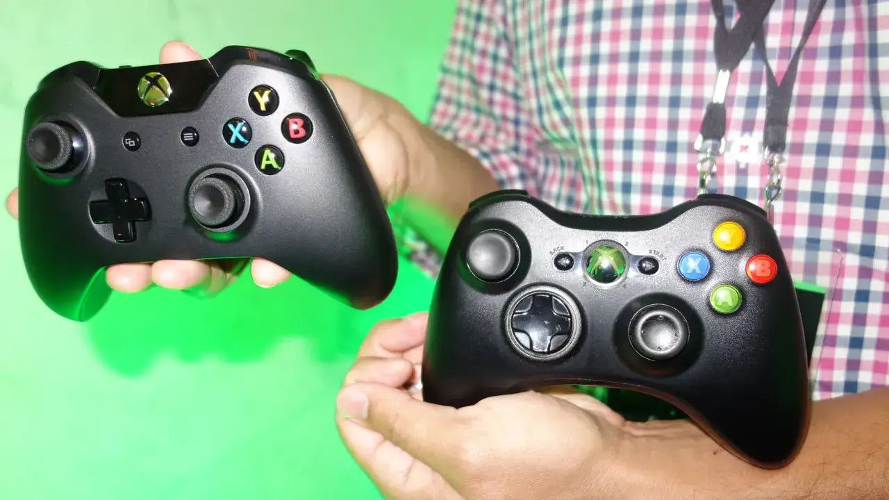 por&oacute;wnanie kontroler xbox 360 xbox series x