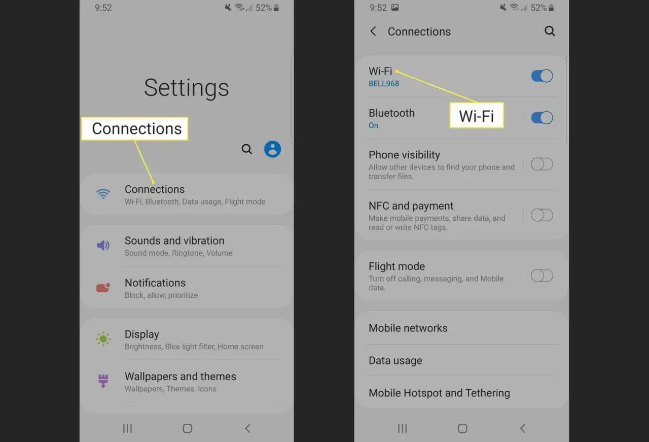 jak używać wifi direct android