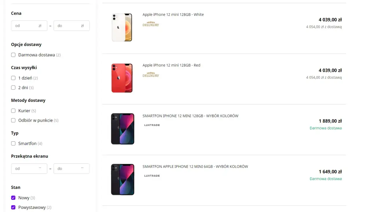 platformy sprzedażowe iPhone 12