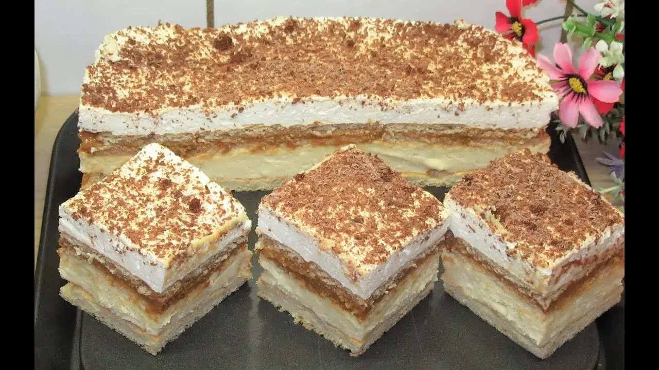 ciasto 3 bit bez pieczenia przekrój