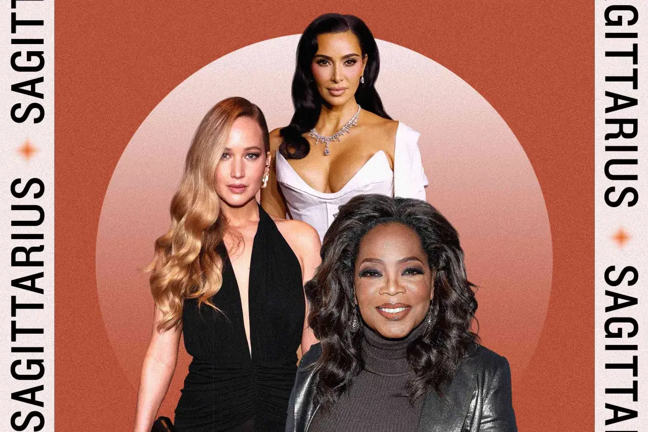Oprah, Jennifer Lawrence y Kim Kardashian, tres mujeres con ascendente en Sagitario, brillan en este dise&ntilde;o.